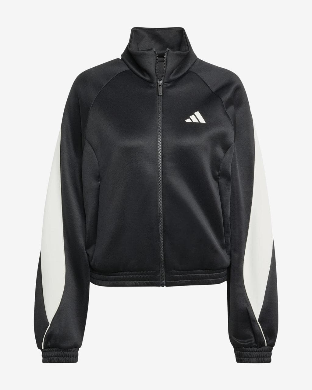 Sweat à capuche adidas Stadium Full Zip noir pur blanc femme - XS